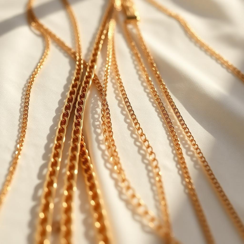 Gold chains, rings and bangles ready for a free evaluation
